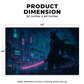 Samurai Cyber Punk Inspired Decor Rug- 62x40 inches