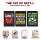 Gamers Never Die Wall Canvas