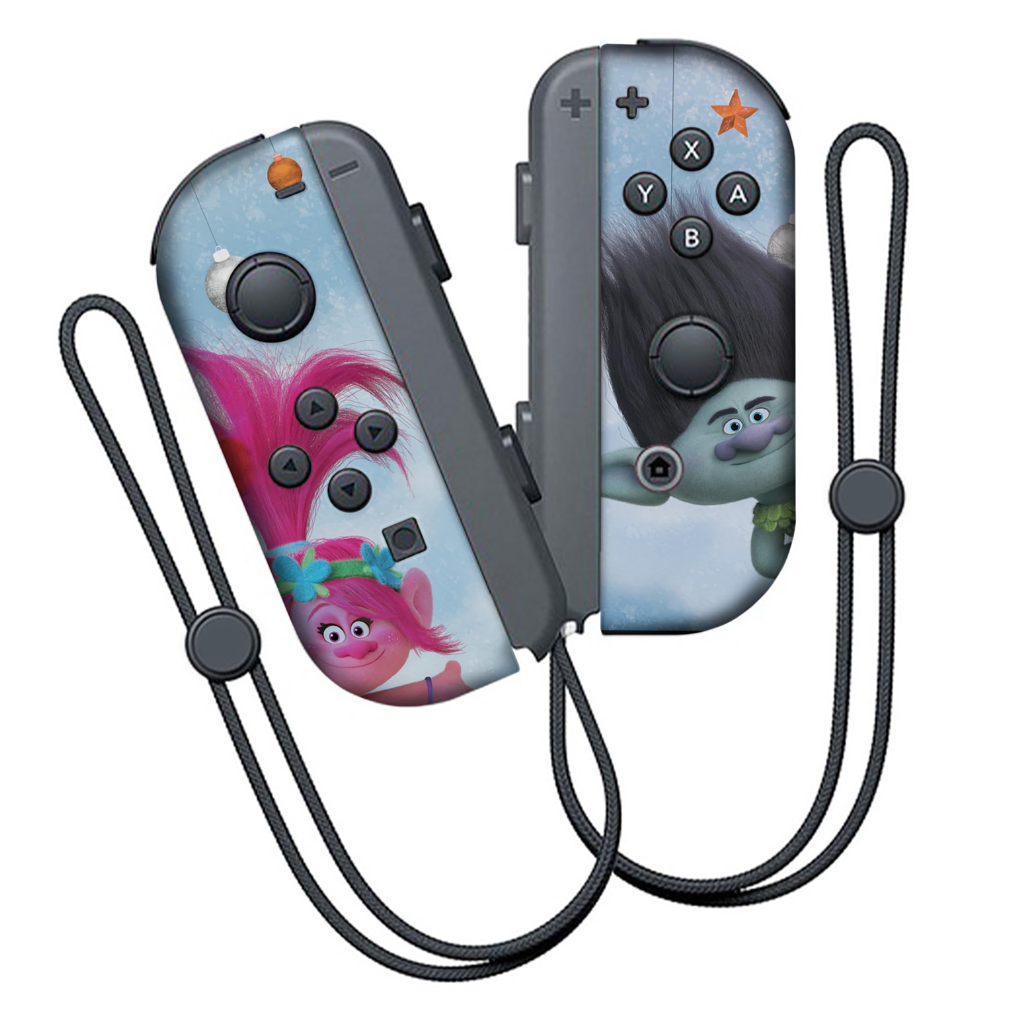 Trolls holiday Switch Joy-Con Left and Right Controllers