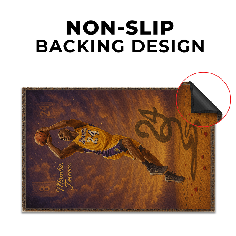 Kobe Bryant Inspired Decor Rug- 62x40 inches