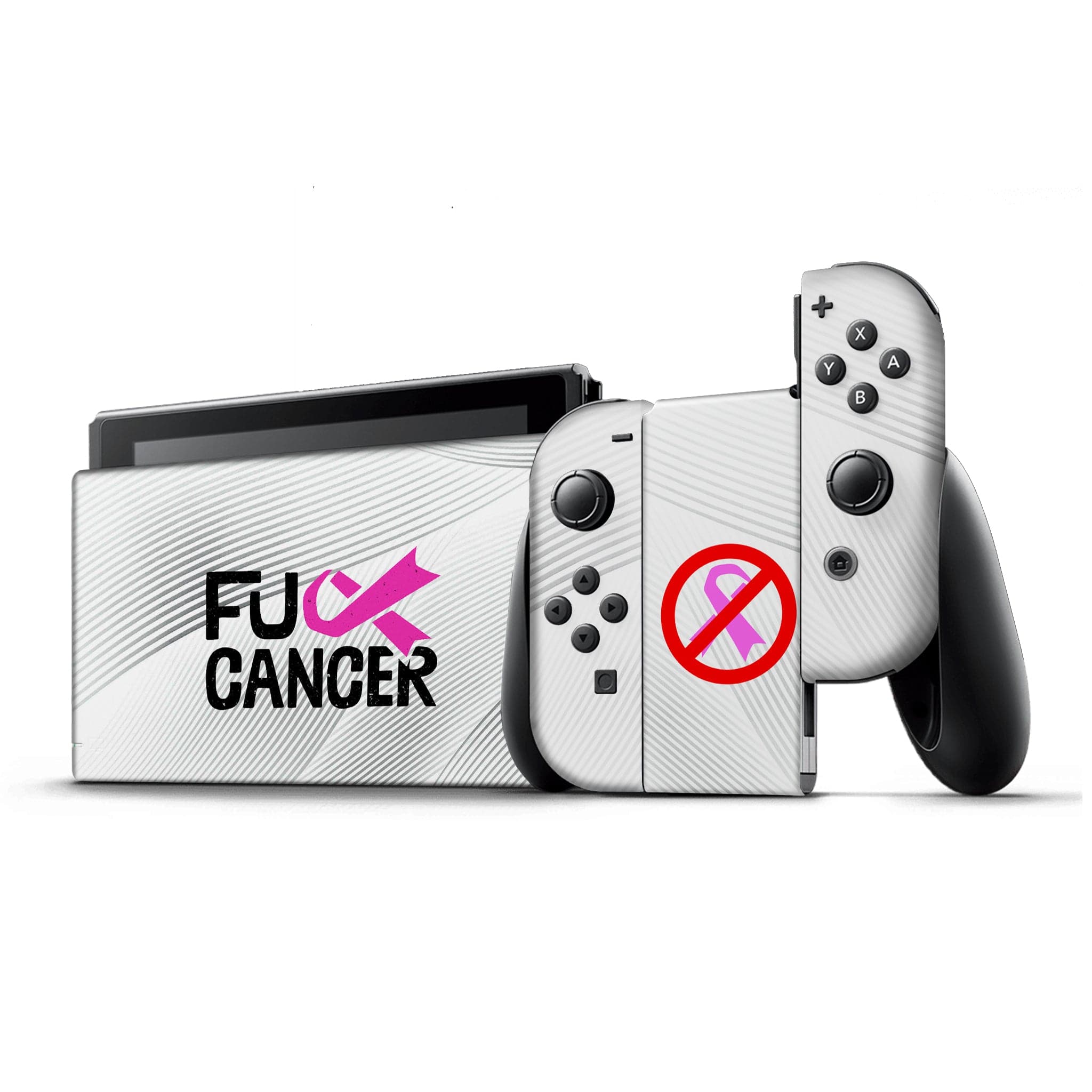 No to Breast Cancer Nintendo Switch Full Set by Nintendo