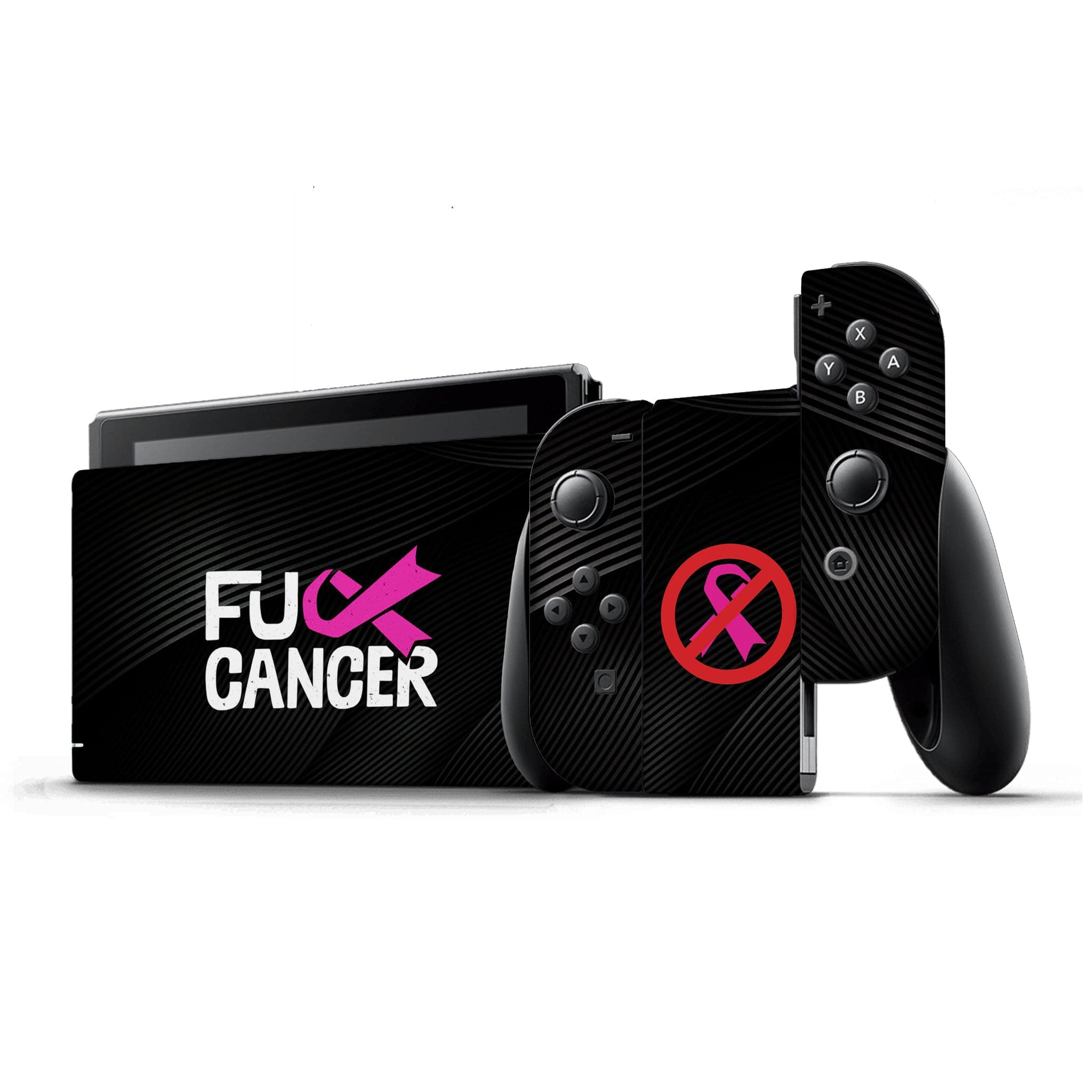 No to Breast Cancer Nintendo Switch Full Set by Nintendo