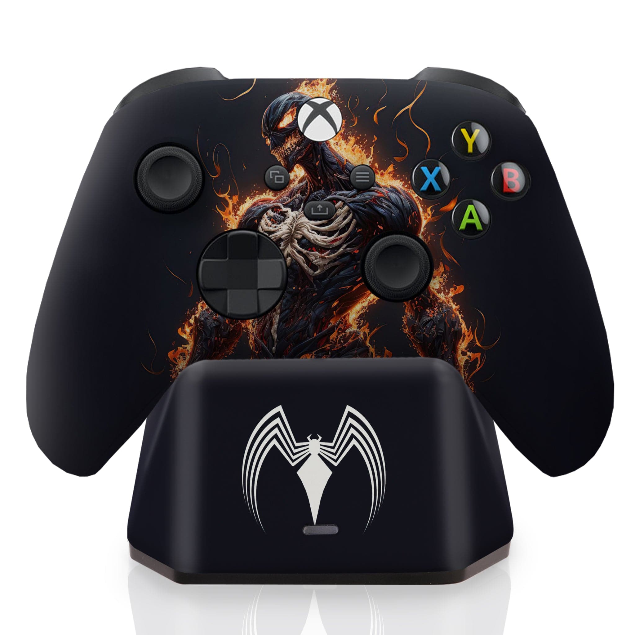 Venom Fire Xbox Series X Controller with Charging Station | Xbox X