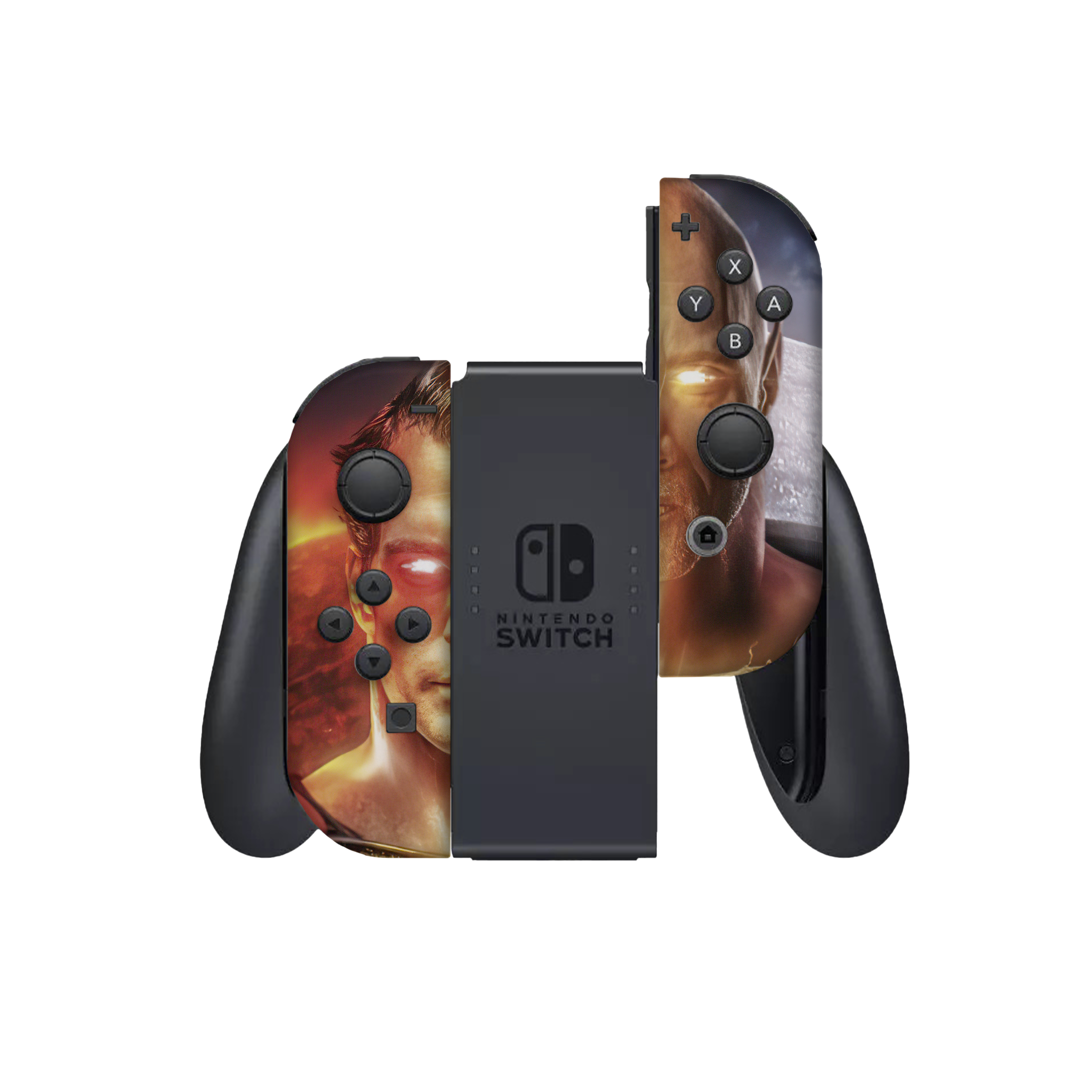 Black Adam & Superman Inspired Nintendo Switch Joy-Con Left and Right Switch Controllers by Nintendo