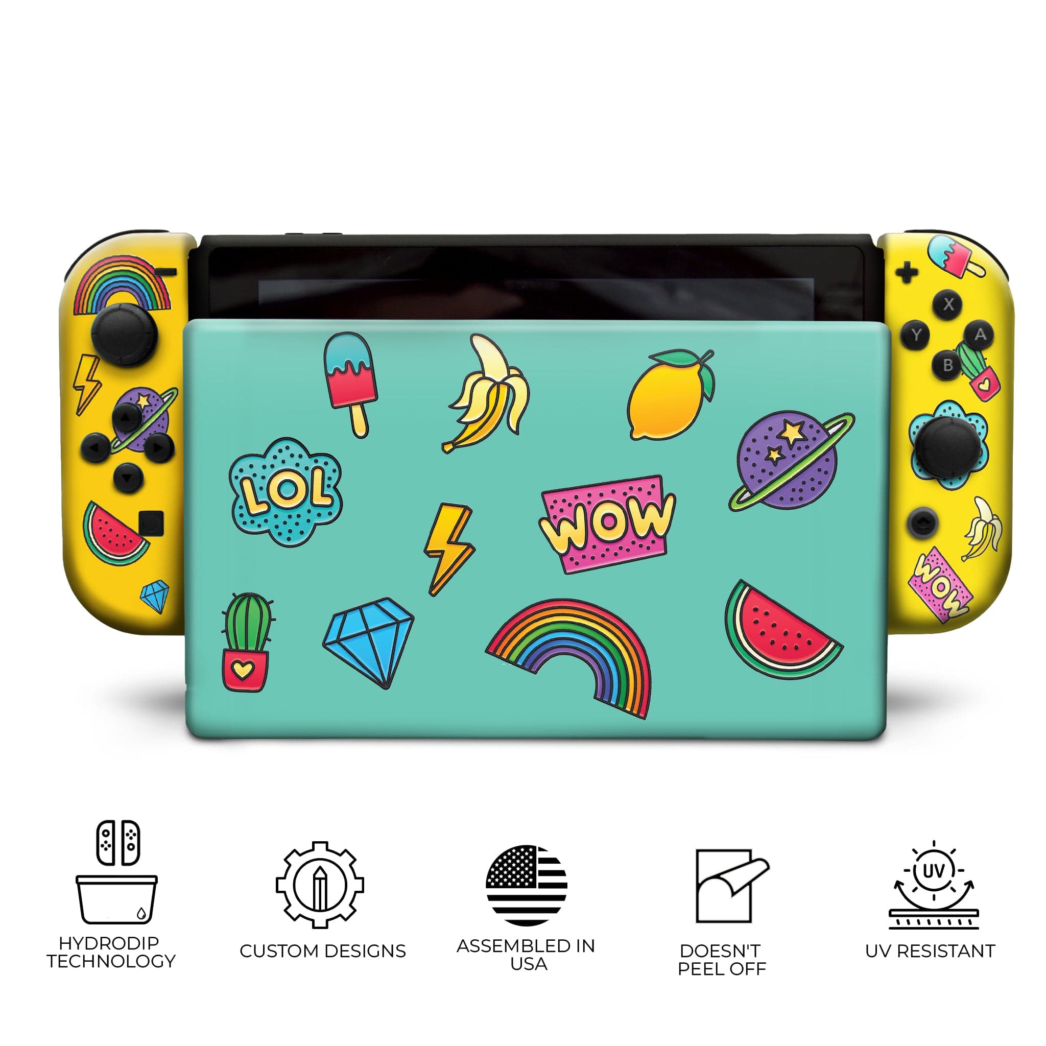 Stickers inspired Nintendo Switch Console Full Set