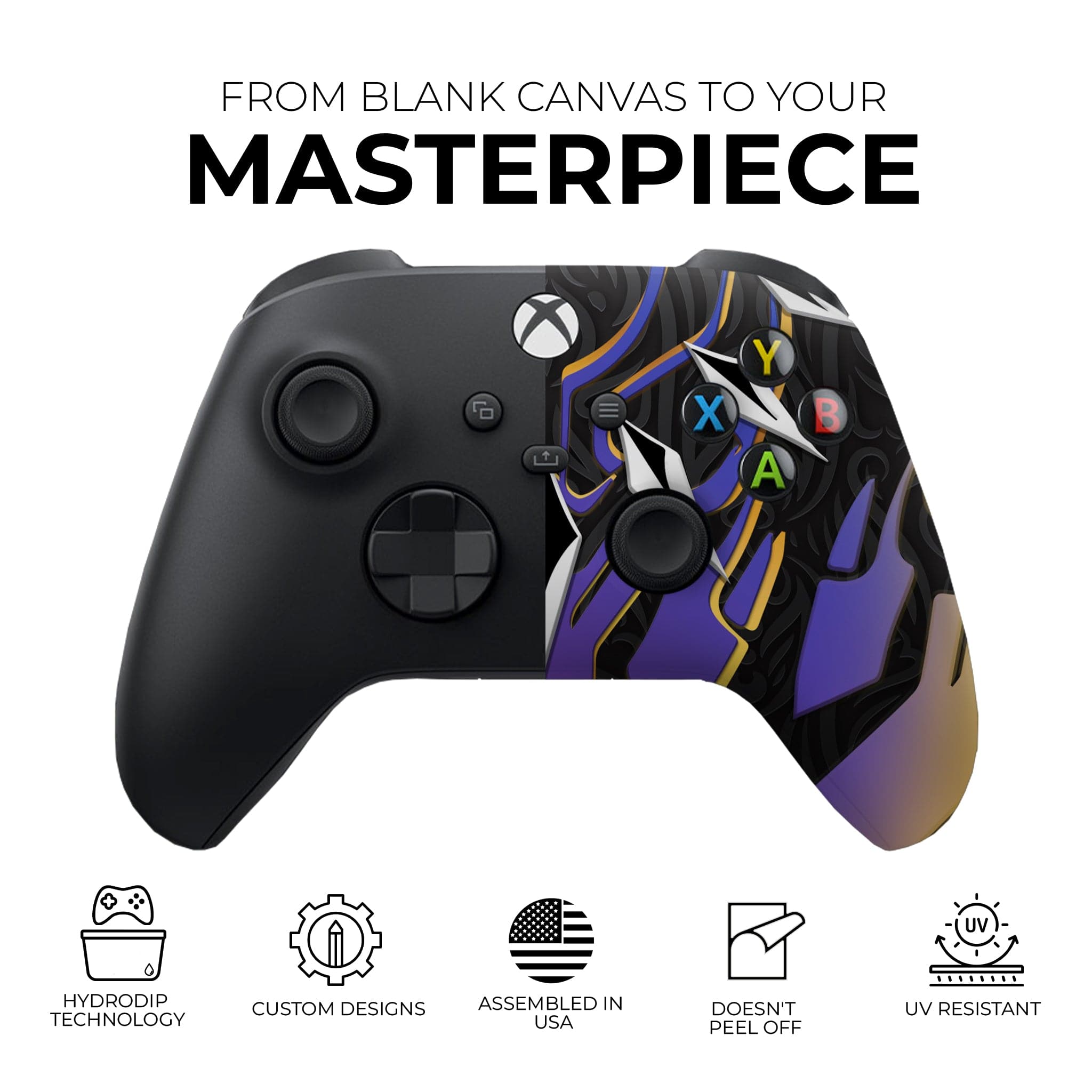 Black Panther 2: Wakanda Forever inspired Xbox Series X Controller with Charging Station