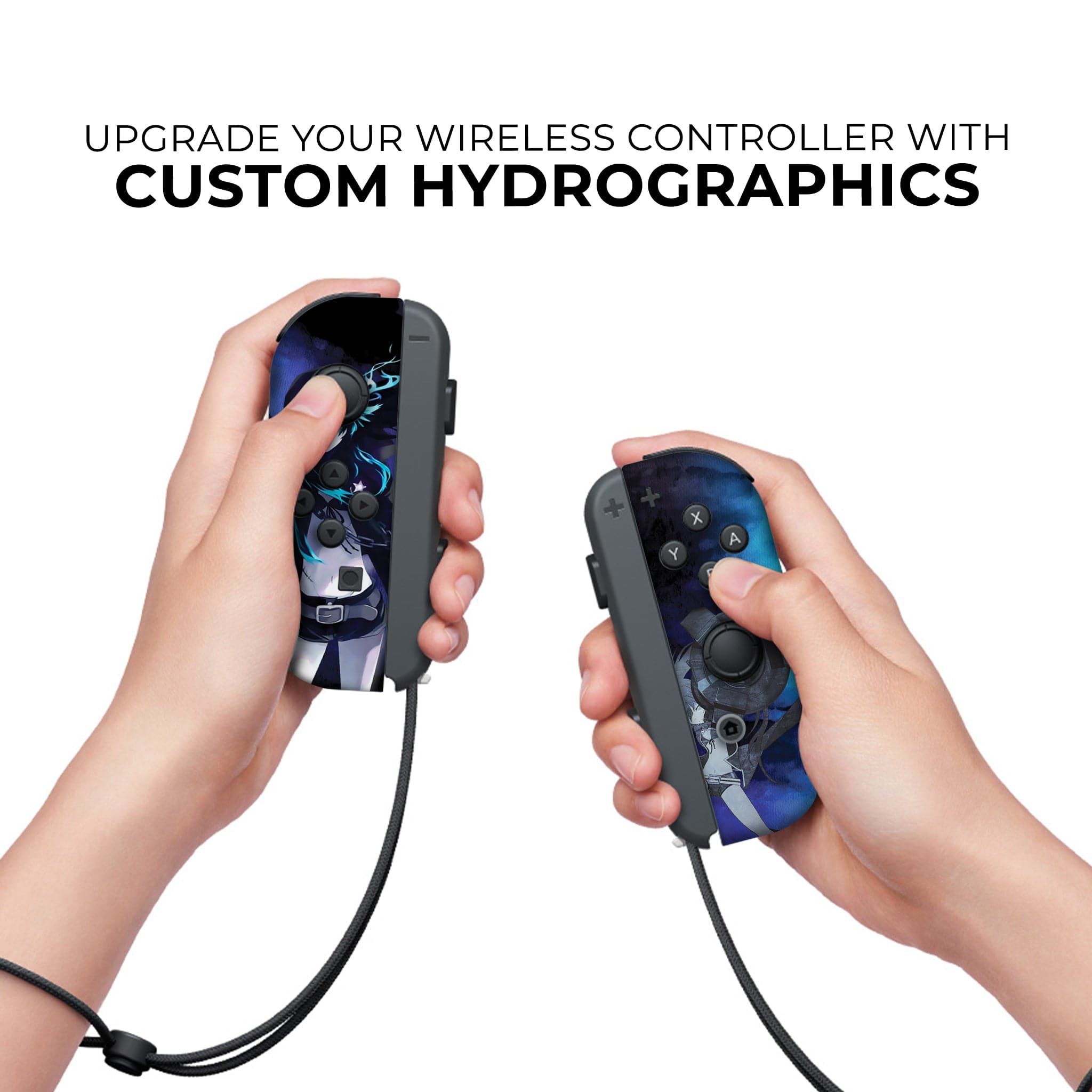 BLACK ROCK SHOOTER Inspired Nintendo Switch Joy-Con Left and Right Switch Controllers by Nintendo