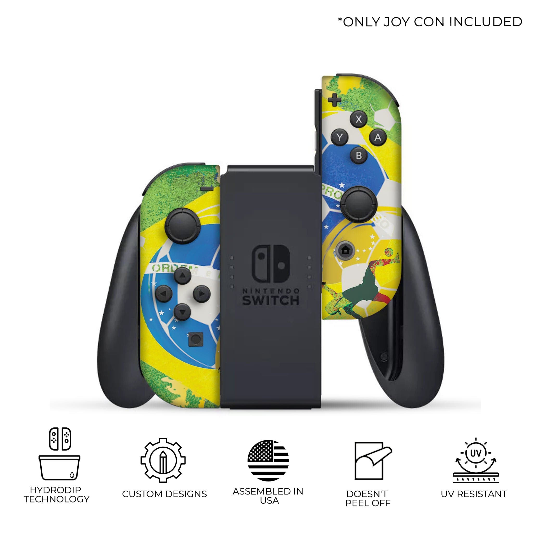 Brazil Inspired Nintendo Switch Joy-Con Left and Right Switch Controllers by Nintendo