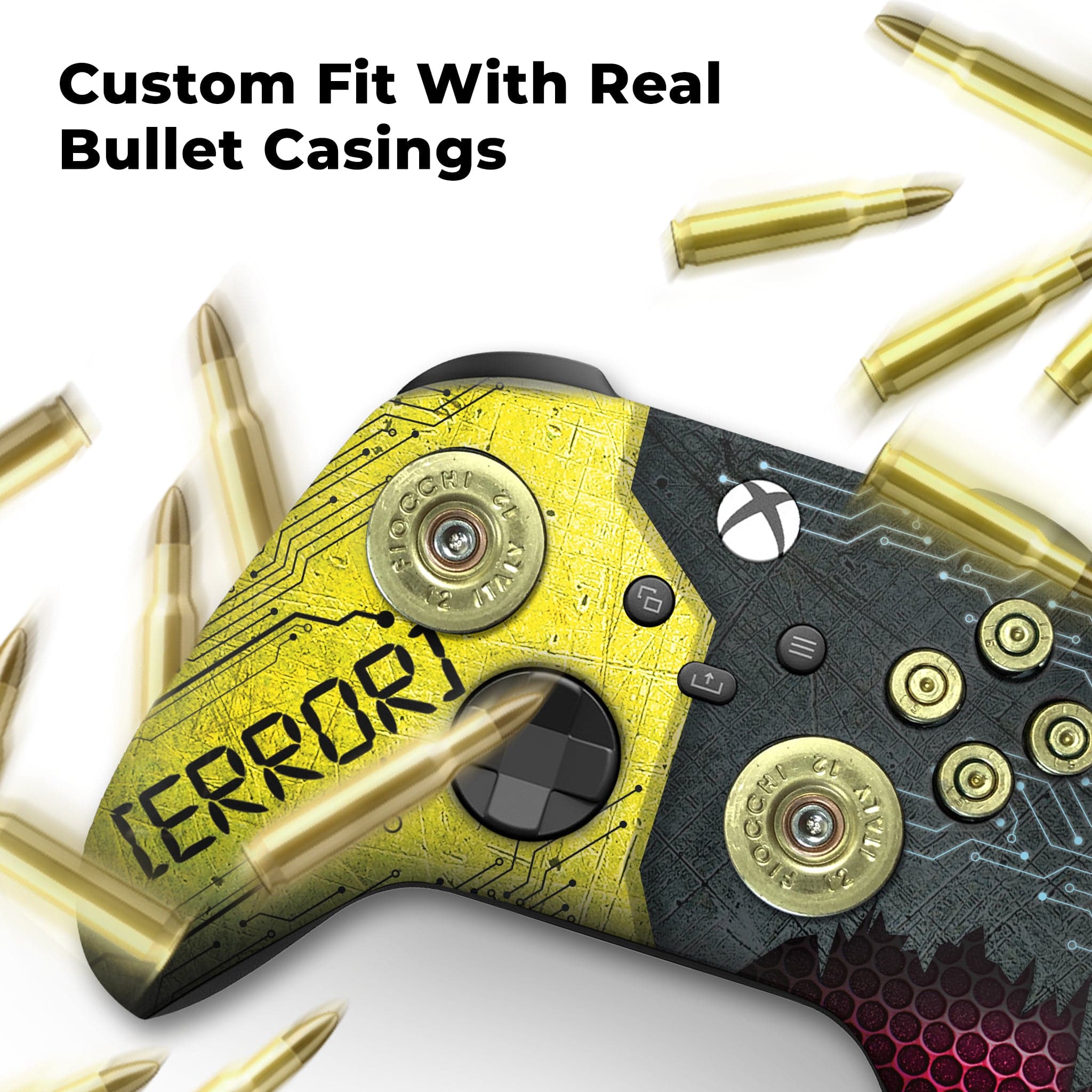 Cyberpunk Custom Xbox Series X Controller | Bullet Buttons