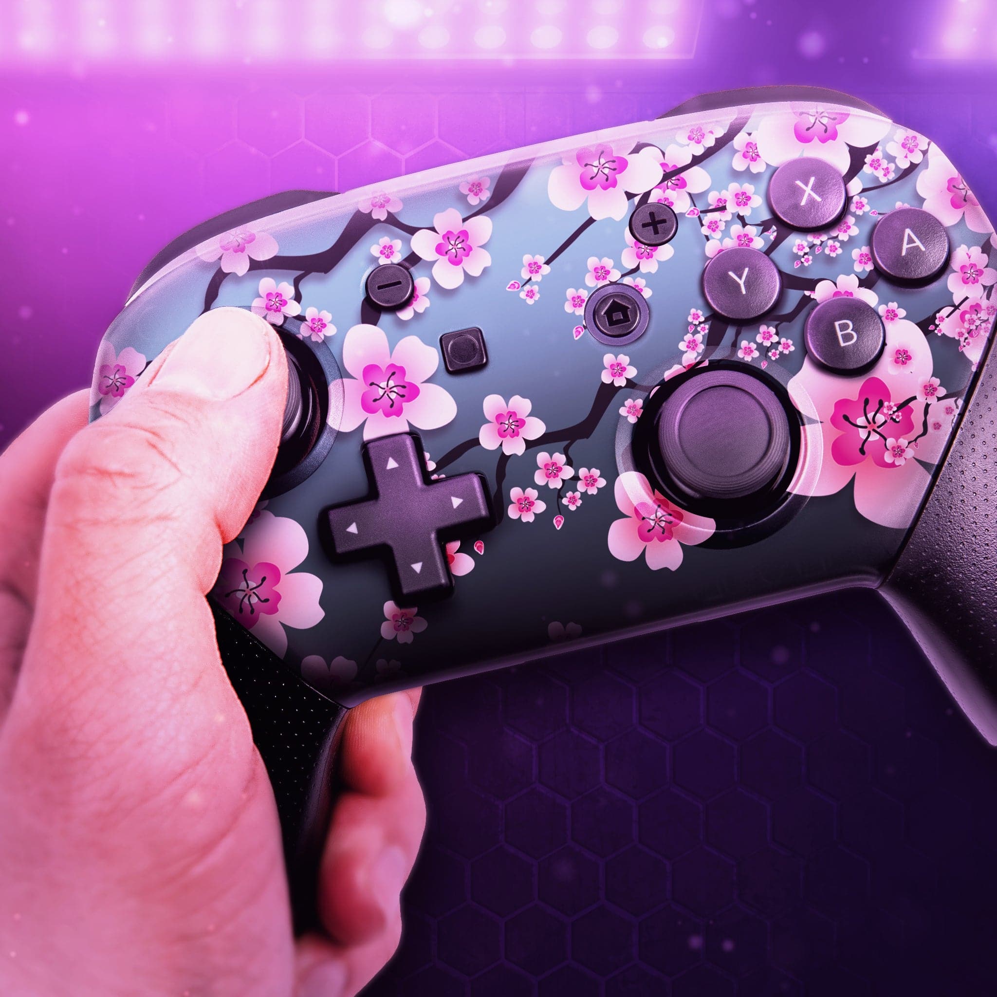 Cherry Blossom Custom Nintendo Switch Pro Controller