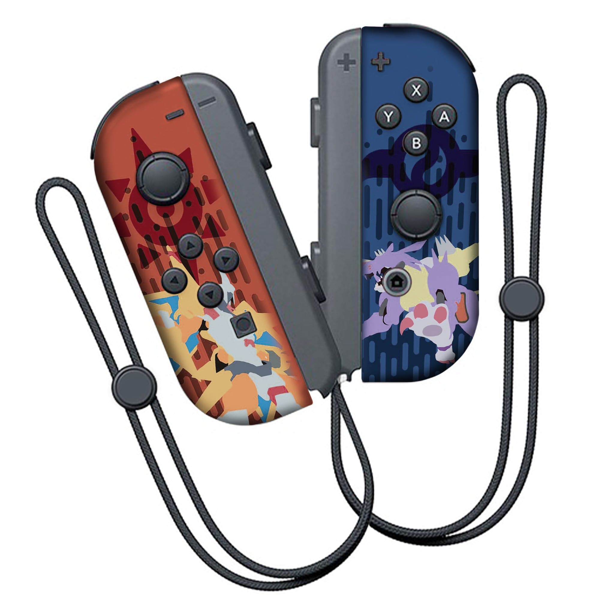Digimon Inspired Nintendo Switch Joy-Con Left and Right Switch Controllers by Nintendo