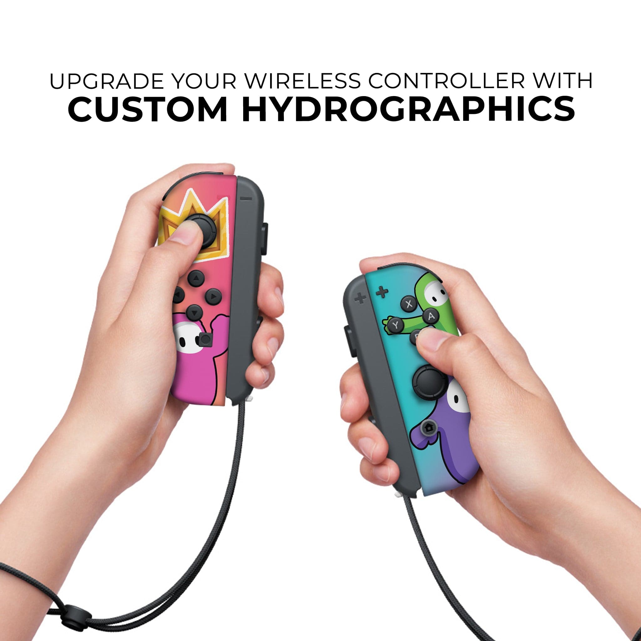 Fall Guys Inspired Nintendo Switch Joy-Con Left and Right Switch Controllers by Nintendo