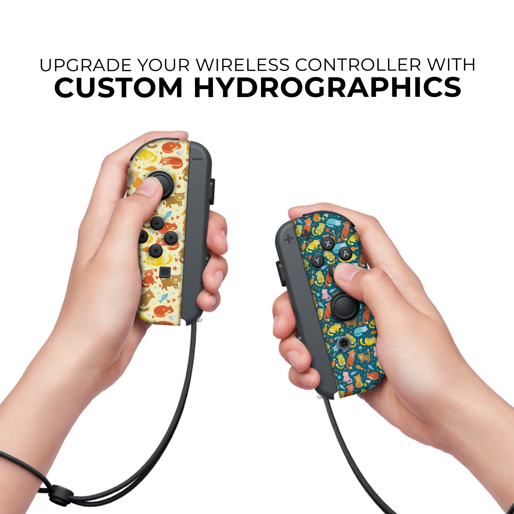 International Cat Day Inspired Nintendo Switch Joy-Con Left and Right Switch Controllers by Nintendo