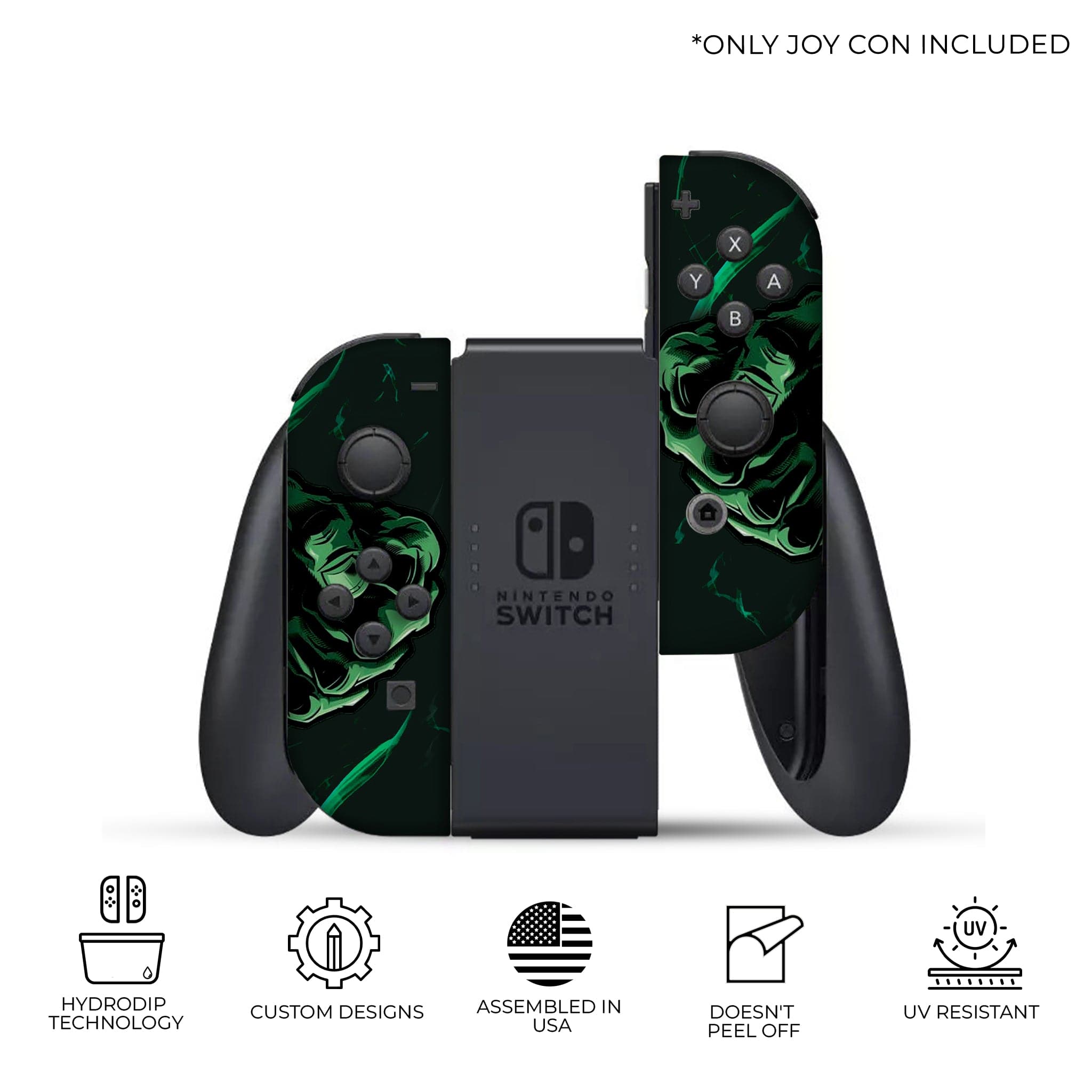 Hulk Inspired Nintendo Switch Joy-Con Left and Right Switch Controllers by Nintendo