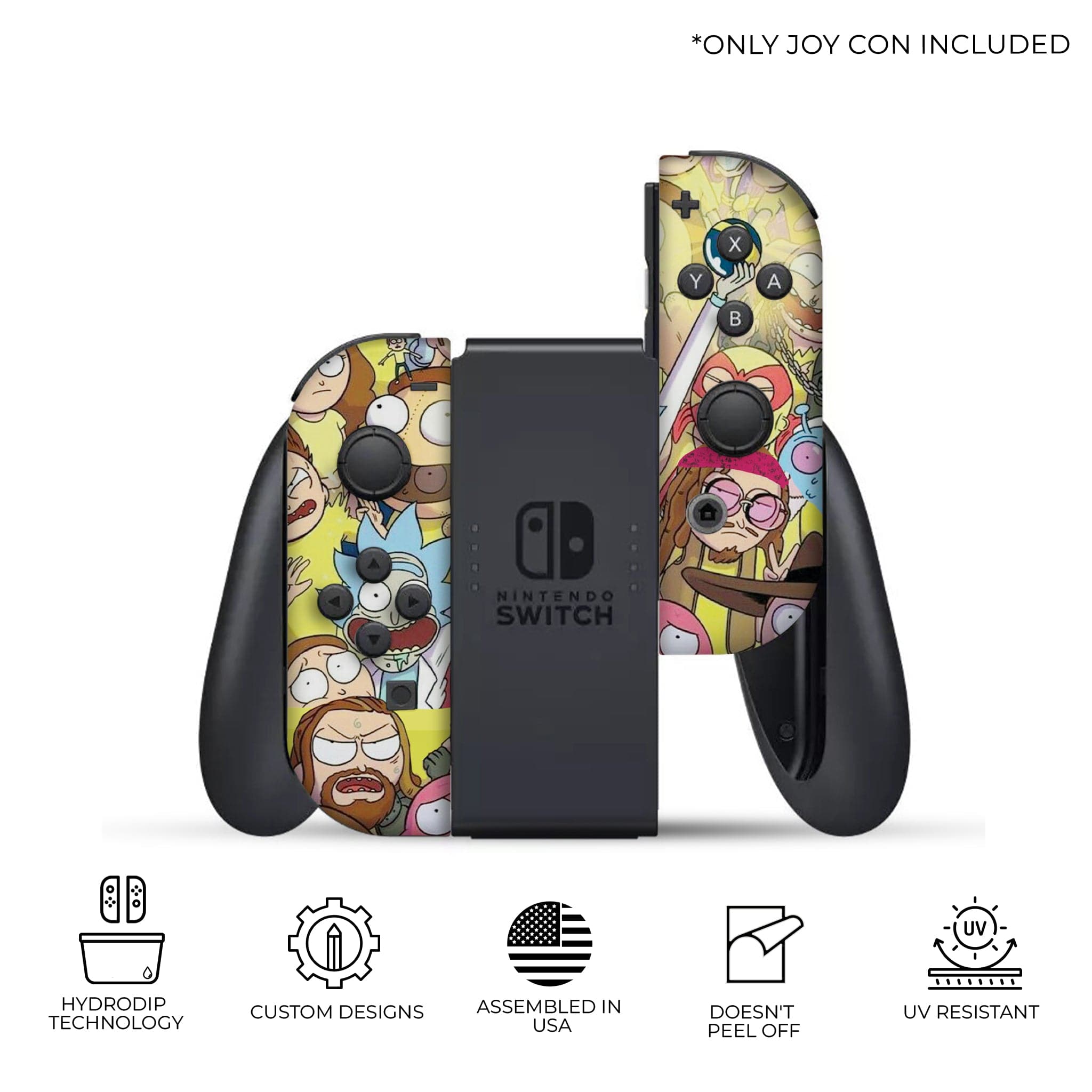 Nintendo Switch Joy-Con [L/R] Controllers - Rick and Morty