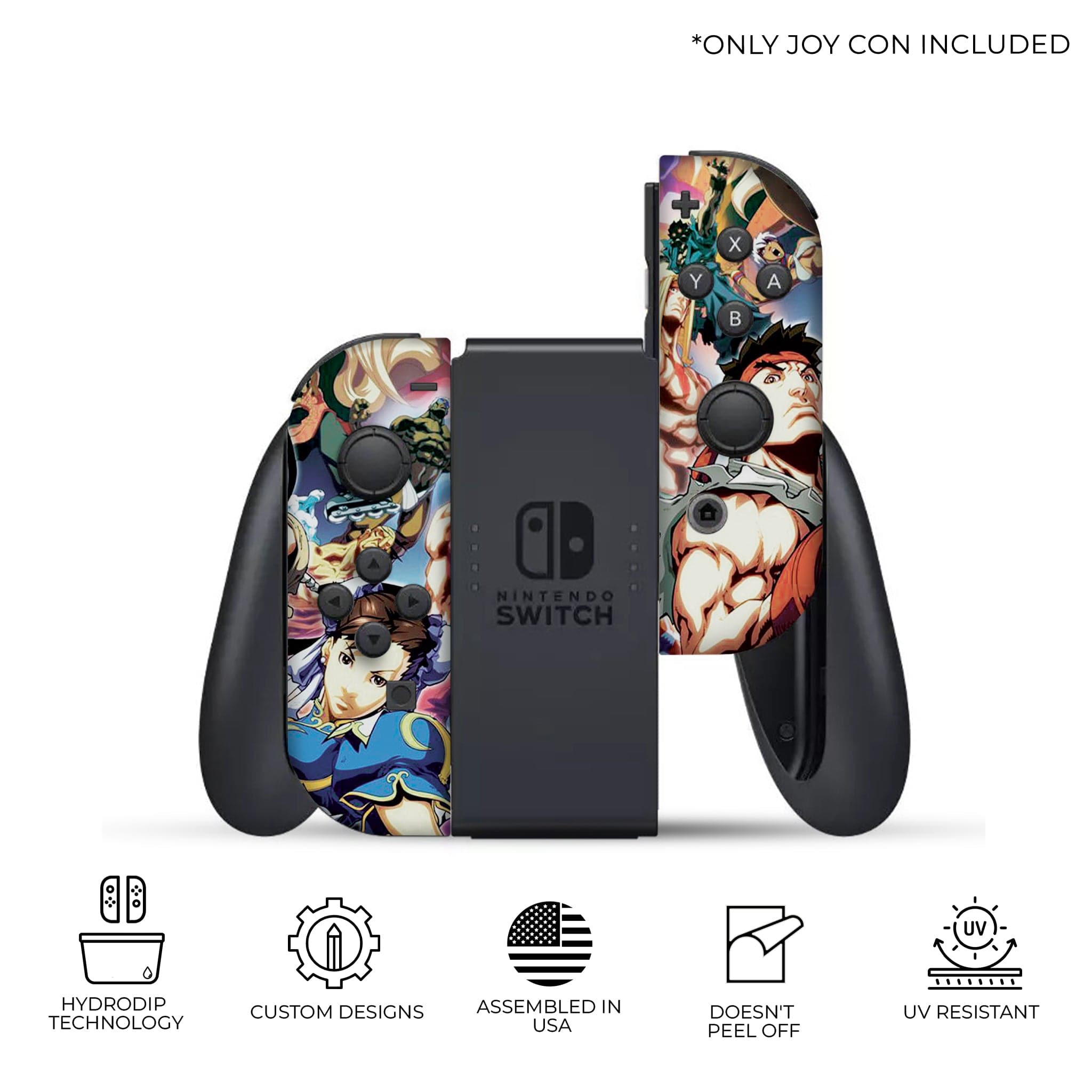 Street Fighter Inspired Nintendo Switch Joy-Con Controllers