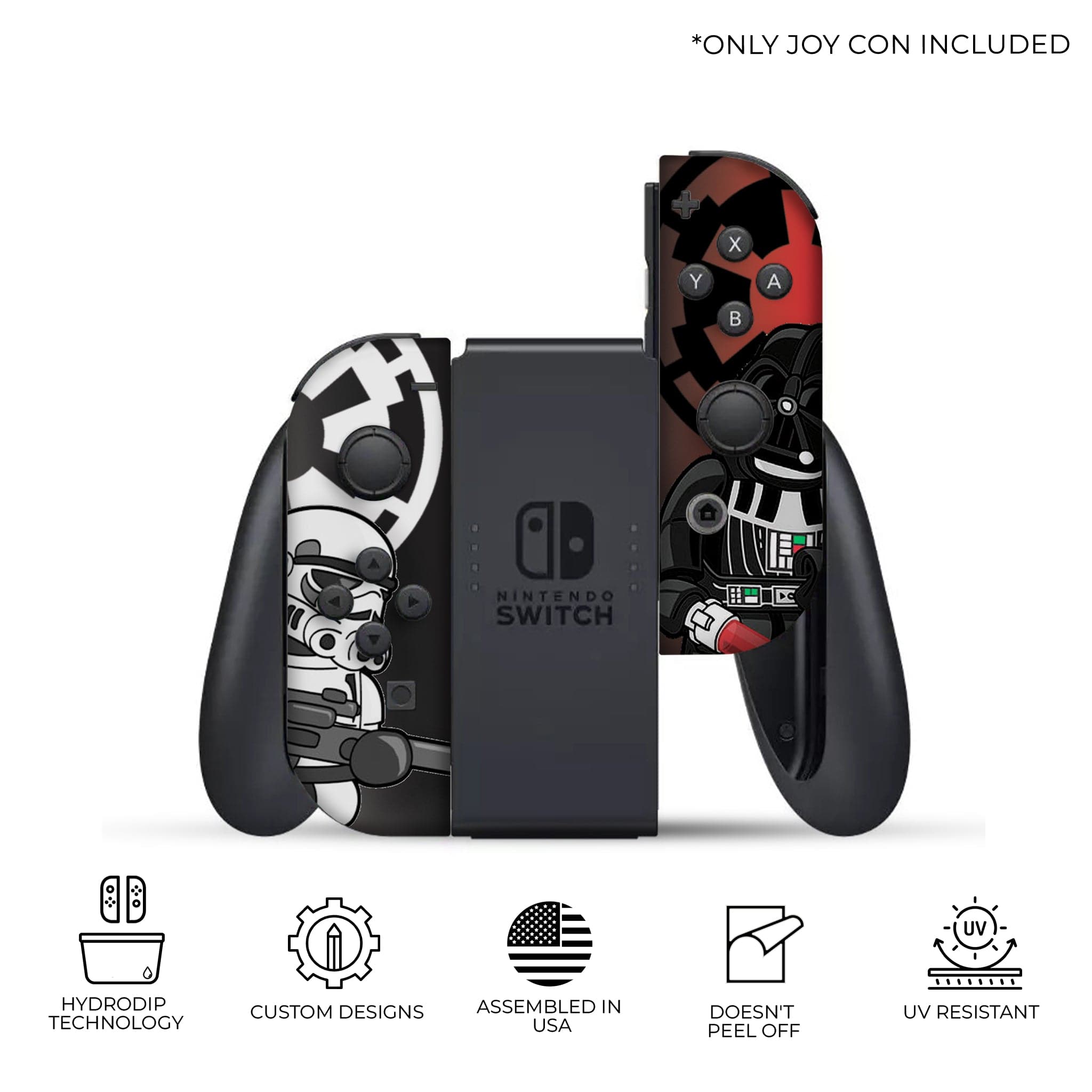 My latest creation, Star Wars Rebels vs Empire inspired Joy Con :  r/customcontrollers