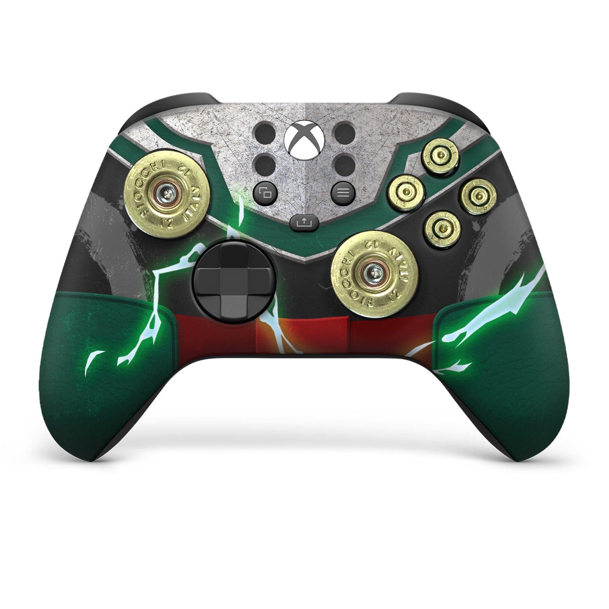 MHA DEKU inspired x box series x controller with bullet buttons