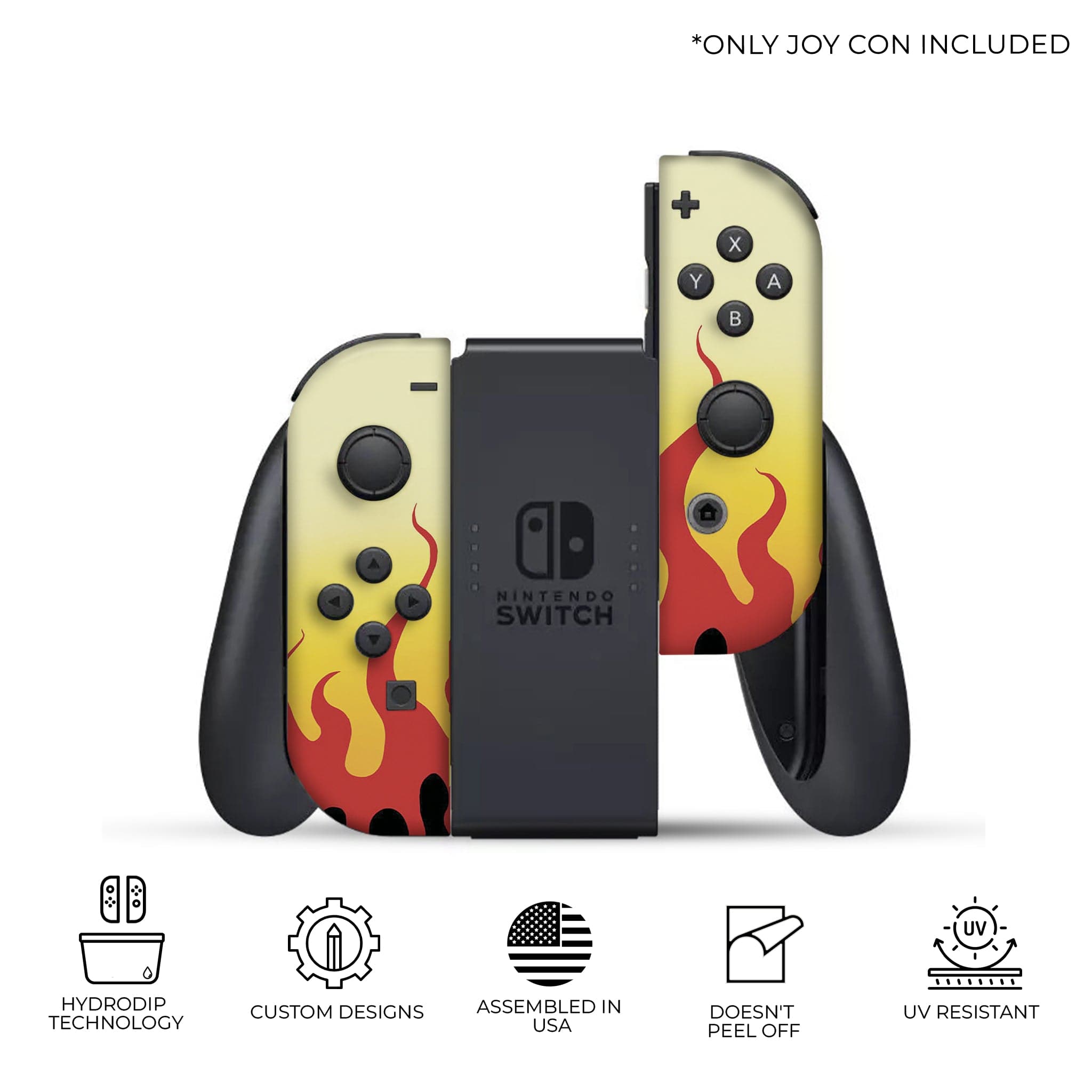 Rengoku Inspired Nintendo Switch Joy-Con Left and Right Switch Controllers by Nintendo