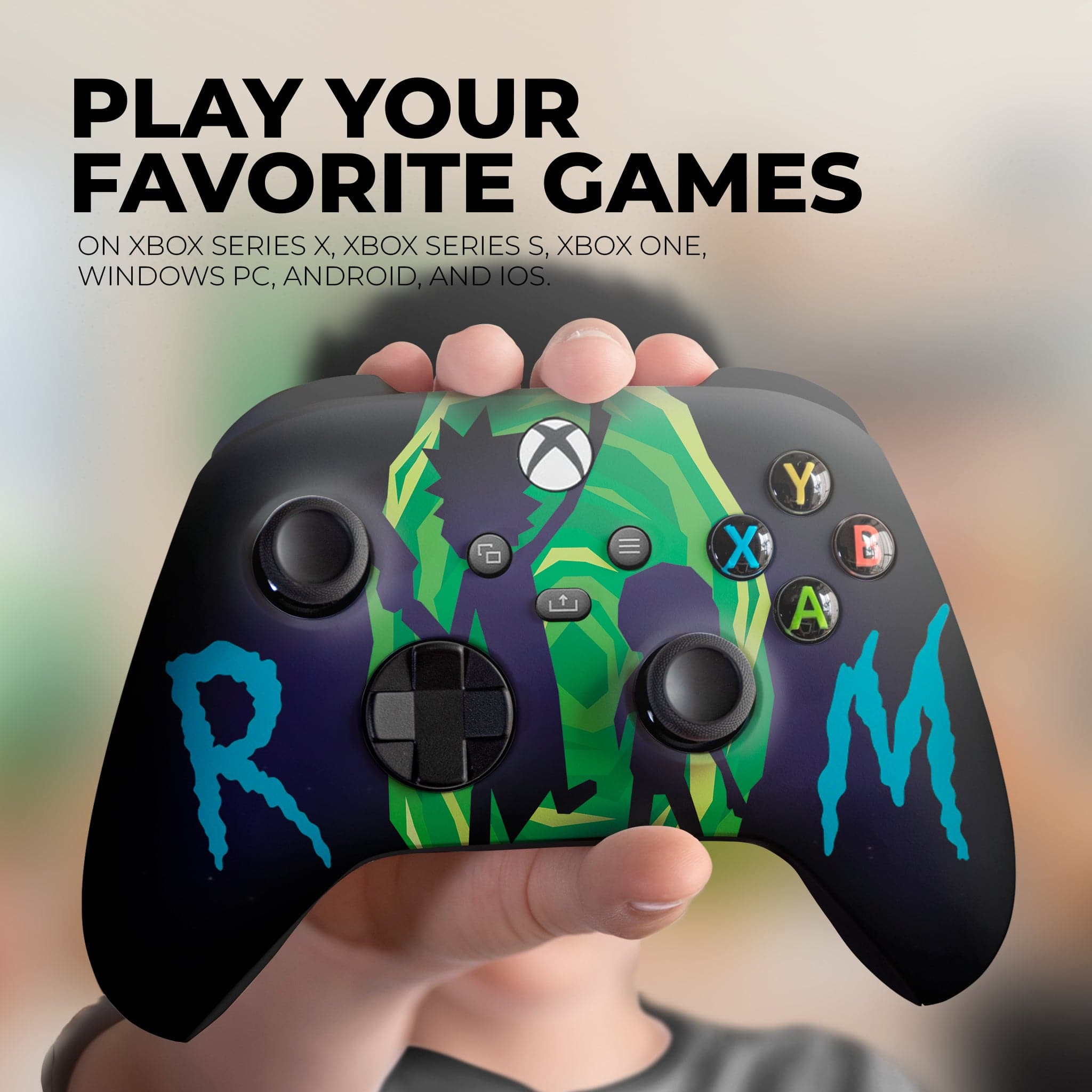 Rick and Morty Portal inspired Xbox Series X Controller