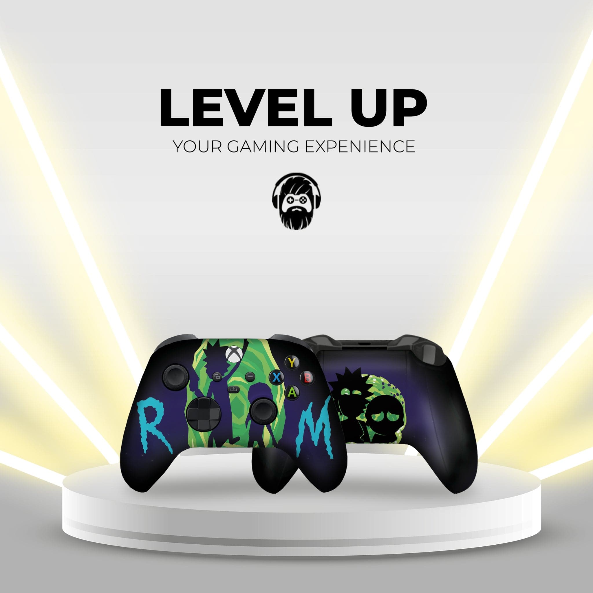 Rick and Morty Portal inspired Xbox Series X Controller