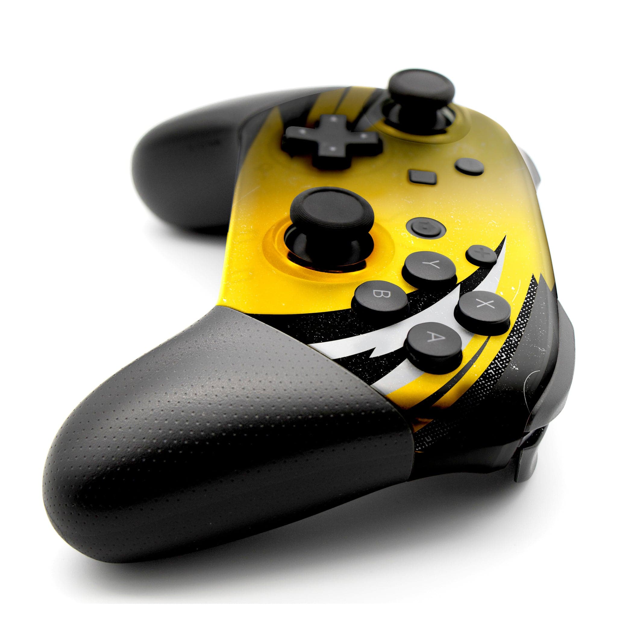 Black/Gold Custom Wireless Un-modded Pro Controller Compatible with PS5 Exclusive Unique Design