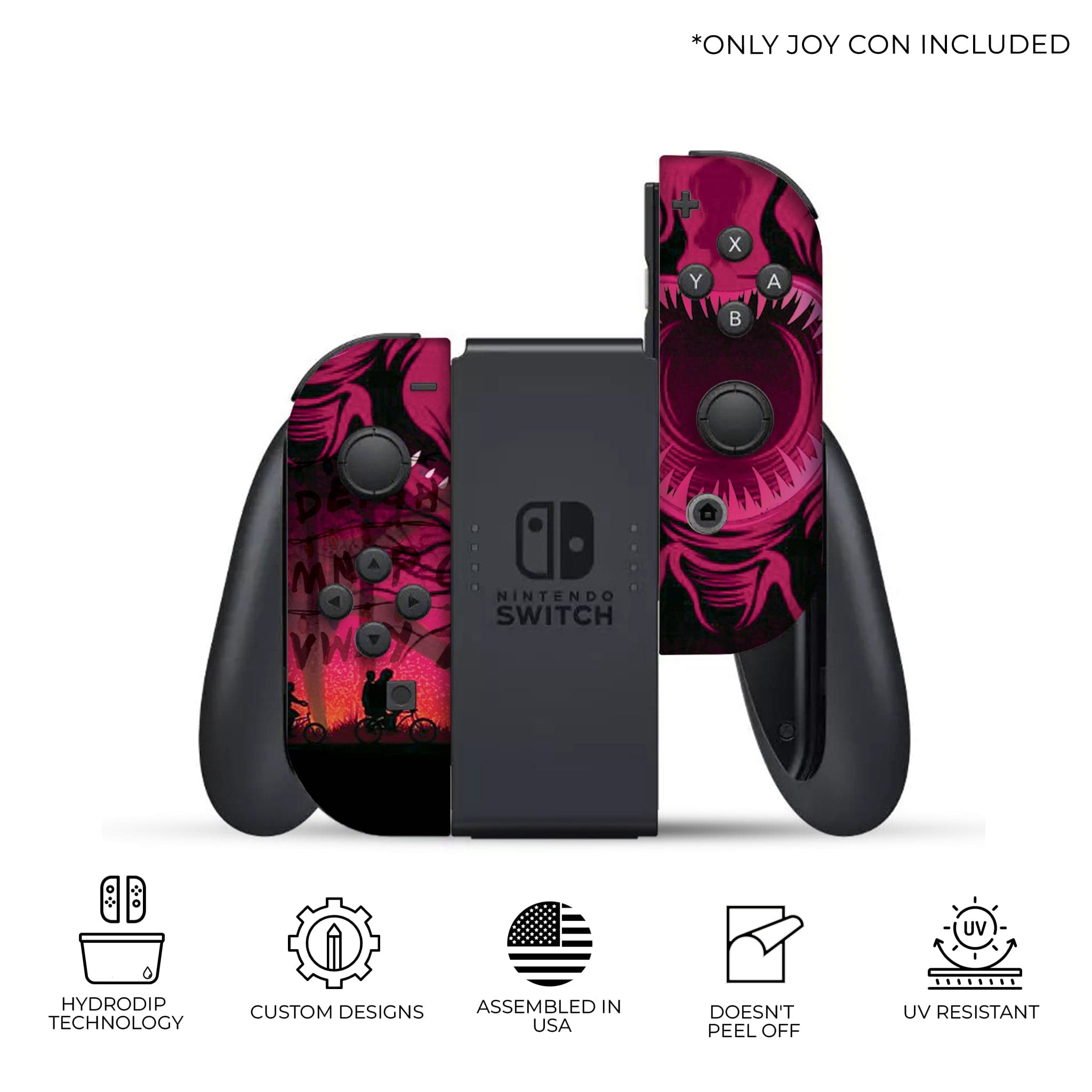 Stranger Things Inspired Nintendo Switch Joy-Con Left and Right Switch Controllers by Nintendo