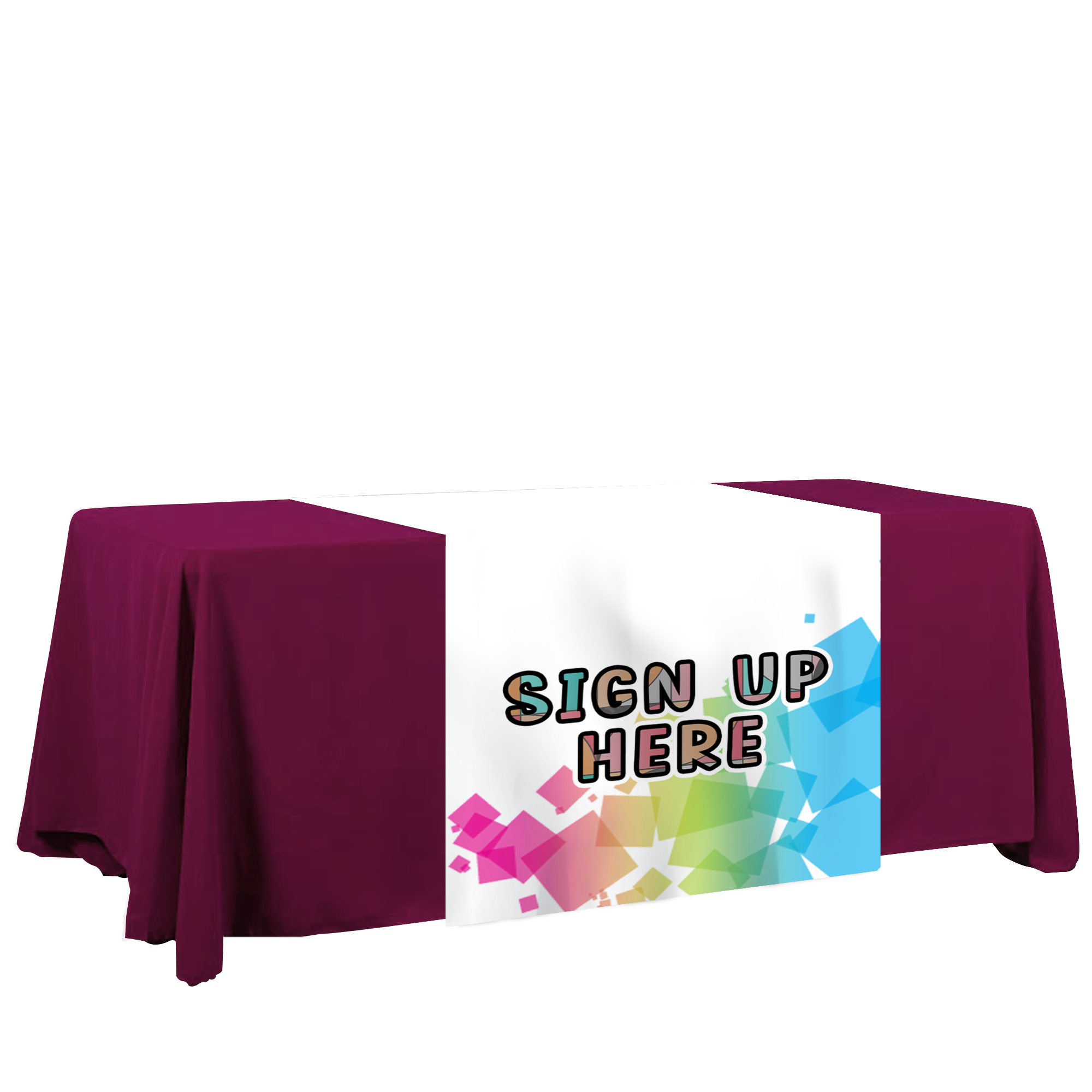 Sign Up Table Runner