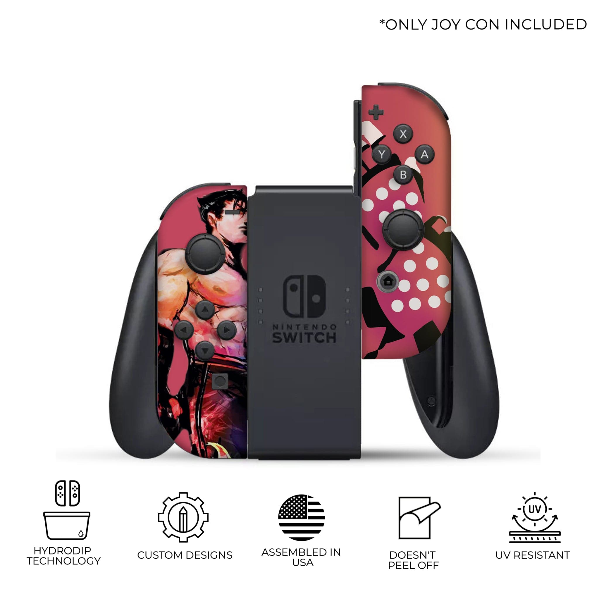 Tekken Bloodline Inspired Nintendo Switch Joy Con Controllers