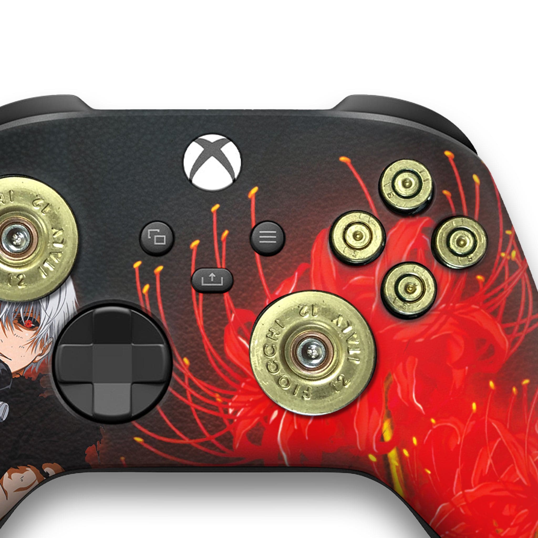 TOKYO GHOUL  inspired x box series x controller with bullet buttons
