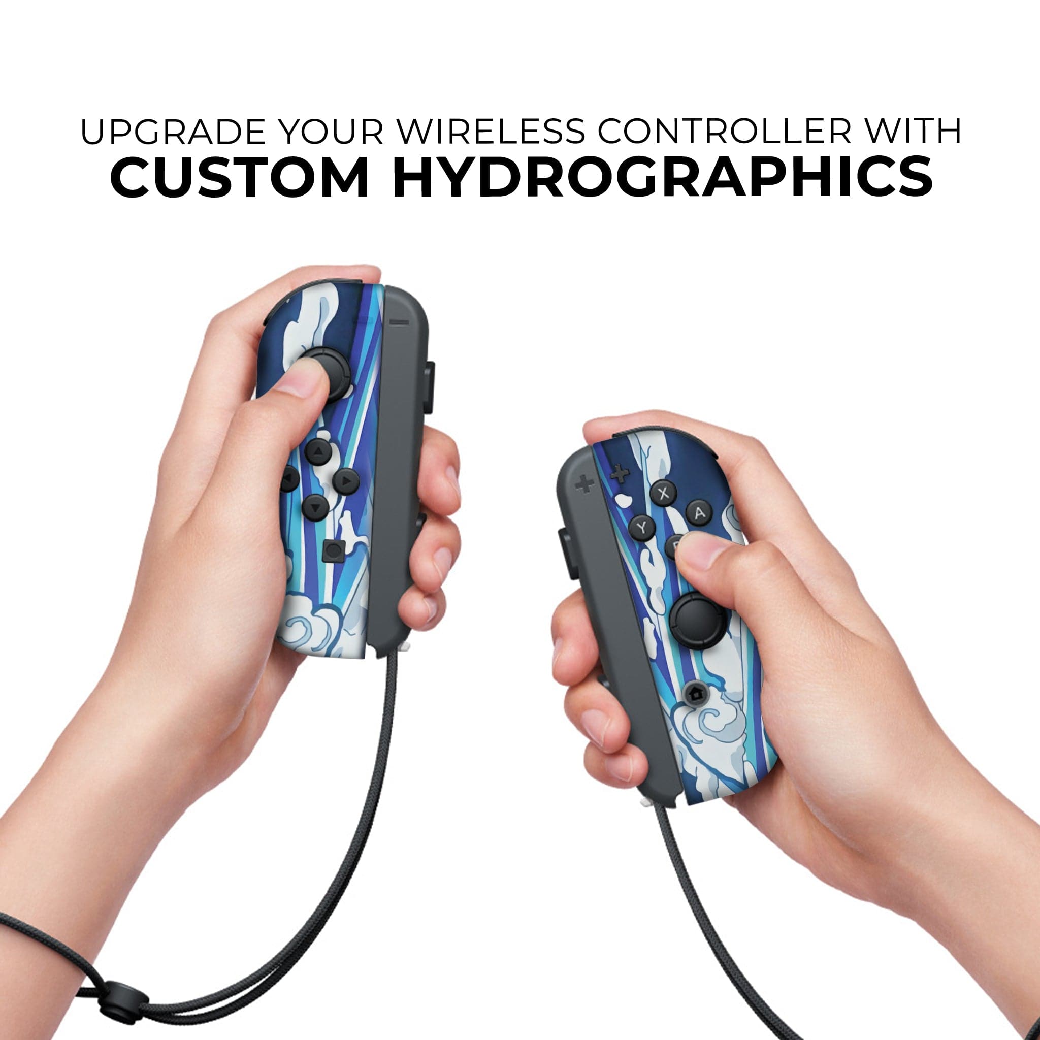 Water Breathing Inspired Nintendo Switch Joy-Con Left and Right Switch Controllers by Nintendo