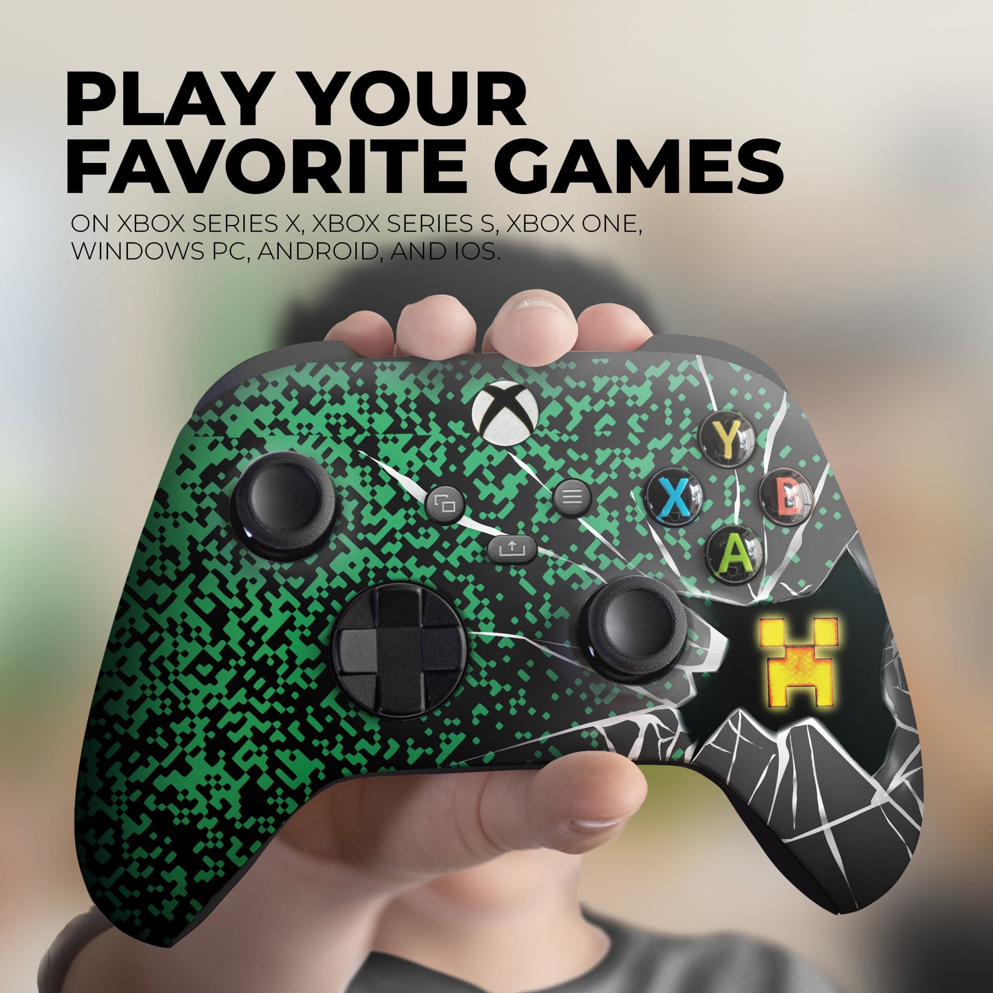 Minecraft Glass Xbox Series X Controller - Dream Controller