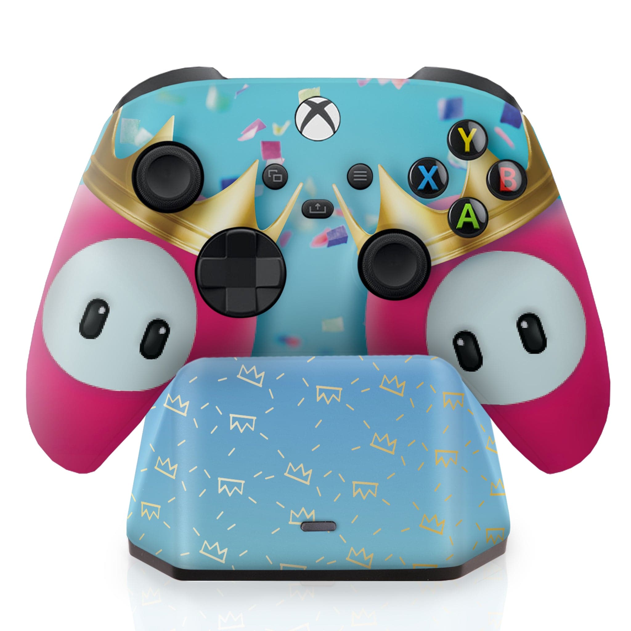 Fall Guy Xbox Series X Controller with Charging Station