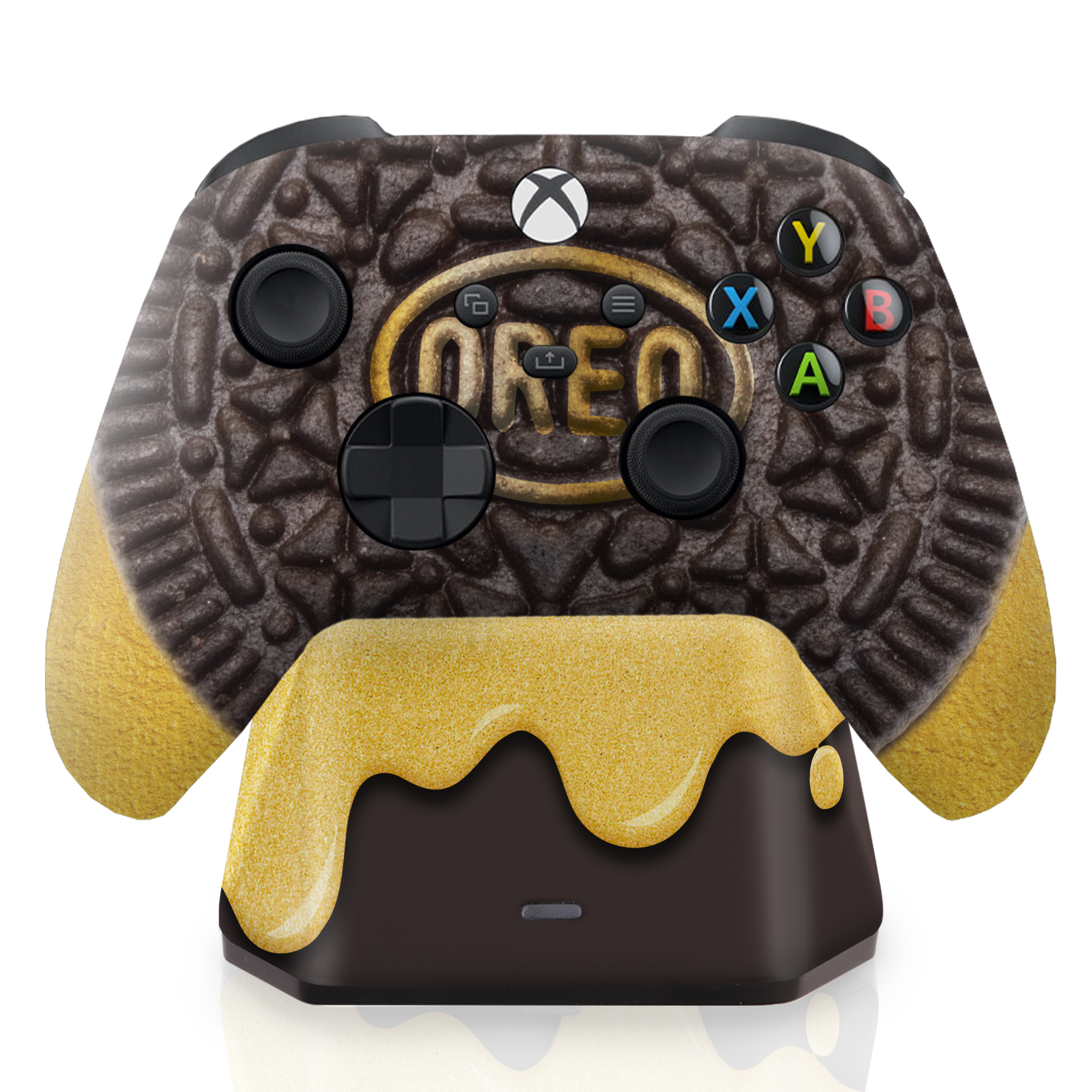 OREO GOLD Xbox Series X Controller with Charging Station | Xbox X Series