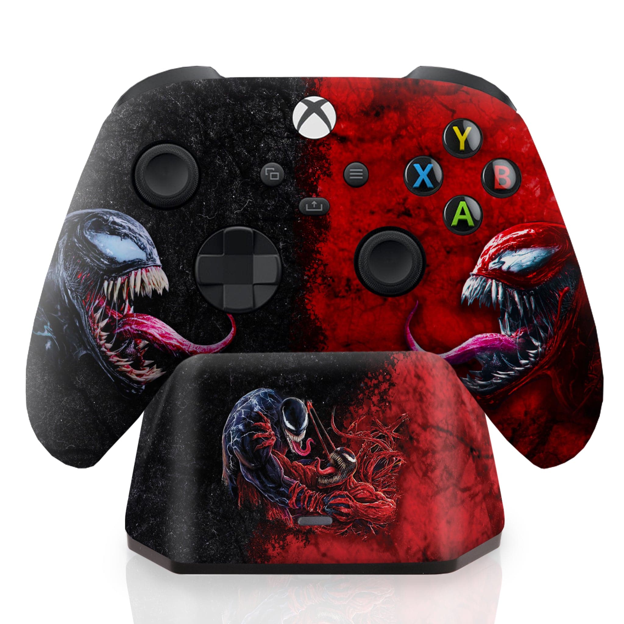 Venom Vs Carnage Xbox Series X Controller with Charging Station | Series X
