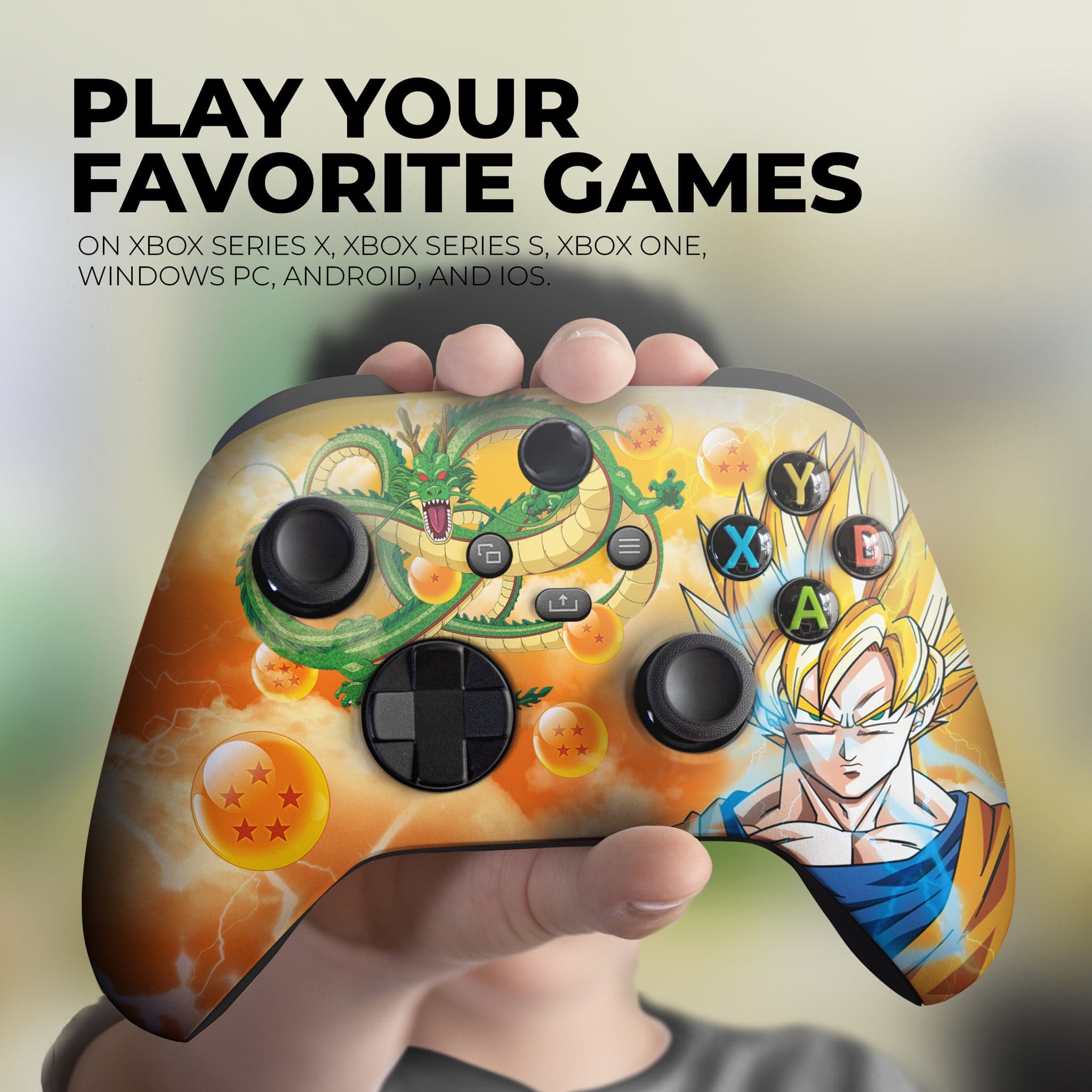 Manette Xbox custom Dragon Ball Z Palettes Sans