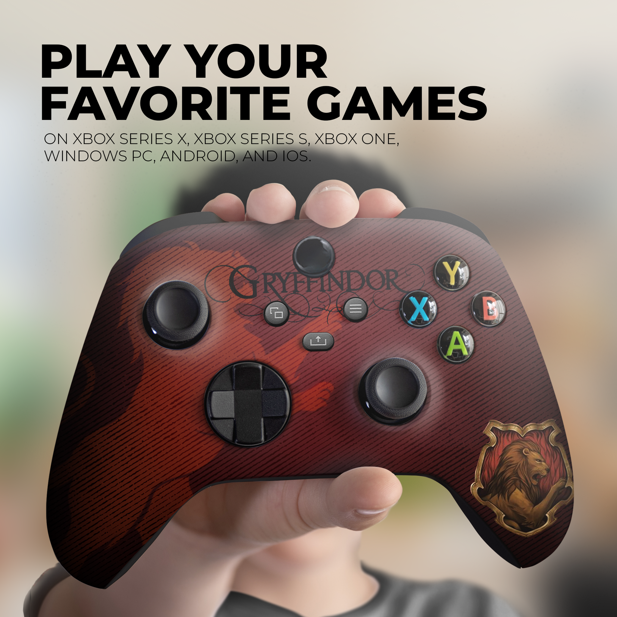 Harry Potter House Crest Gryffindor Xbox Series X Controller