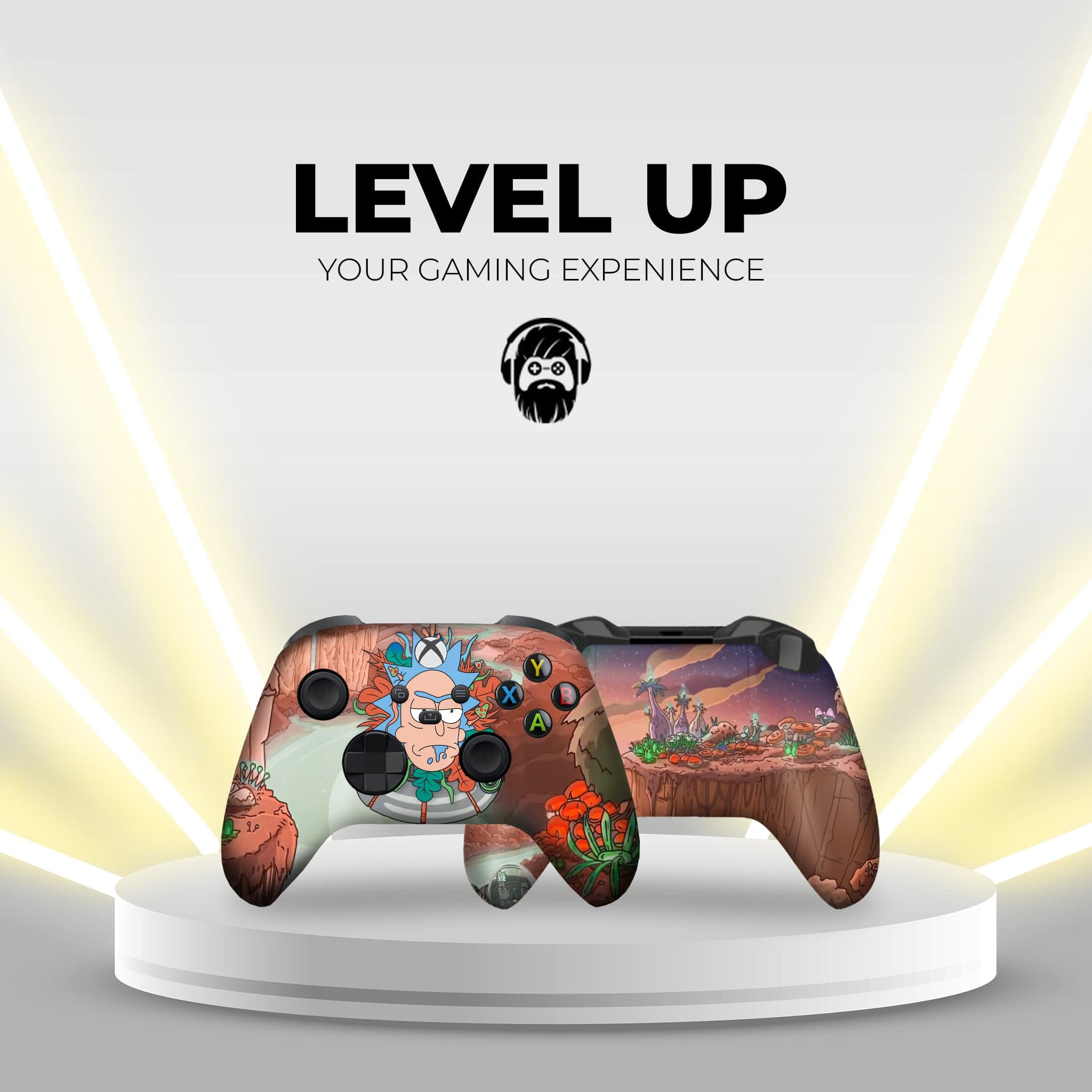 Mutant Rick inspired Xbox Series X Controller