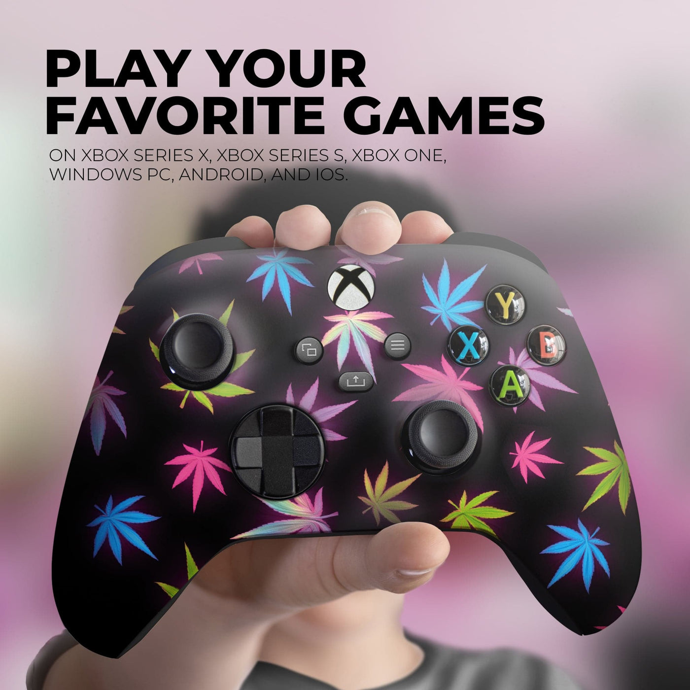 Shop Neon Weed Inspired X box Series X Controller