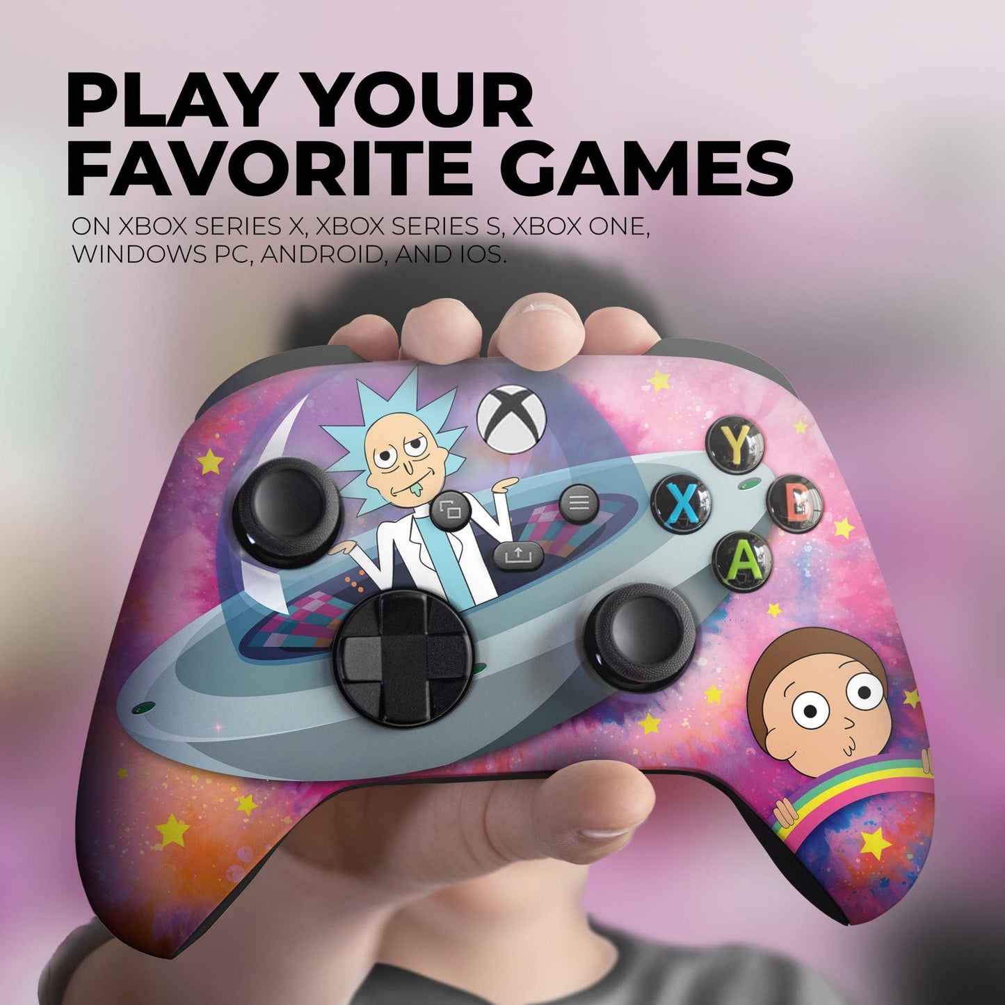 Schwifty Rick & Morty inspired Xbox Series X Controller