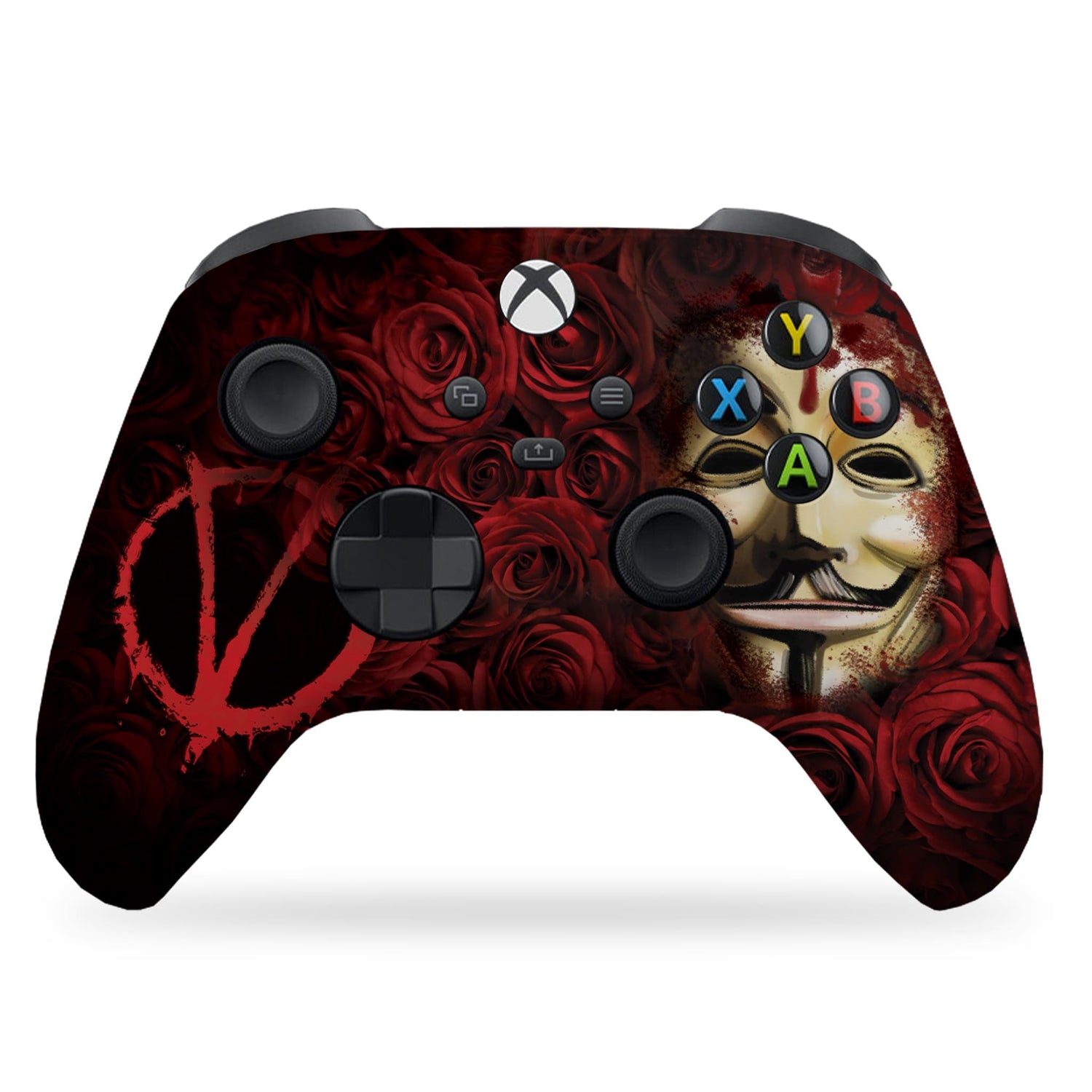 V for Vendetta Xbox Series X | Xbox One Controller Front Print Only